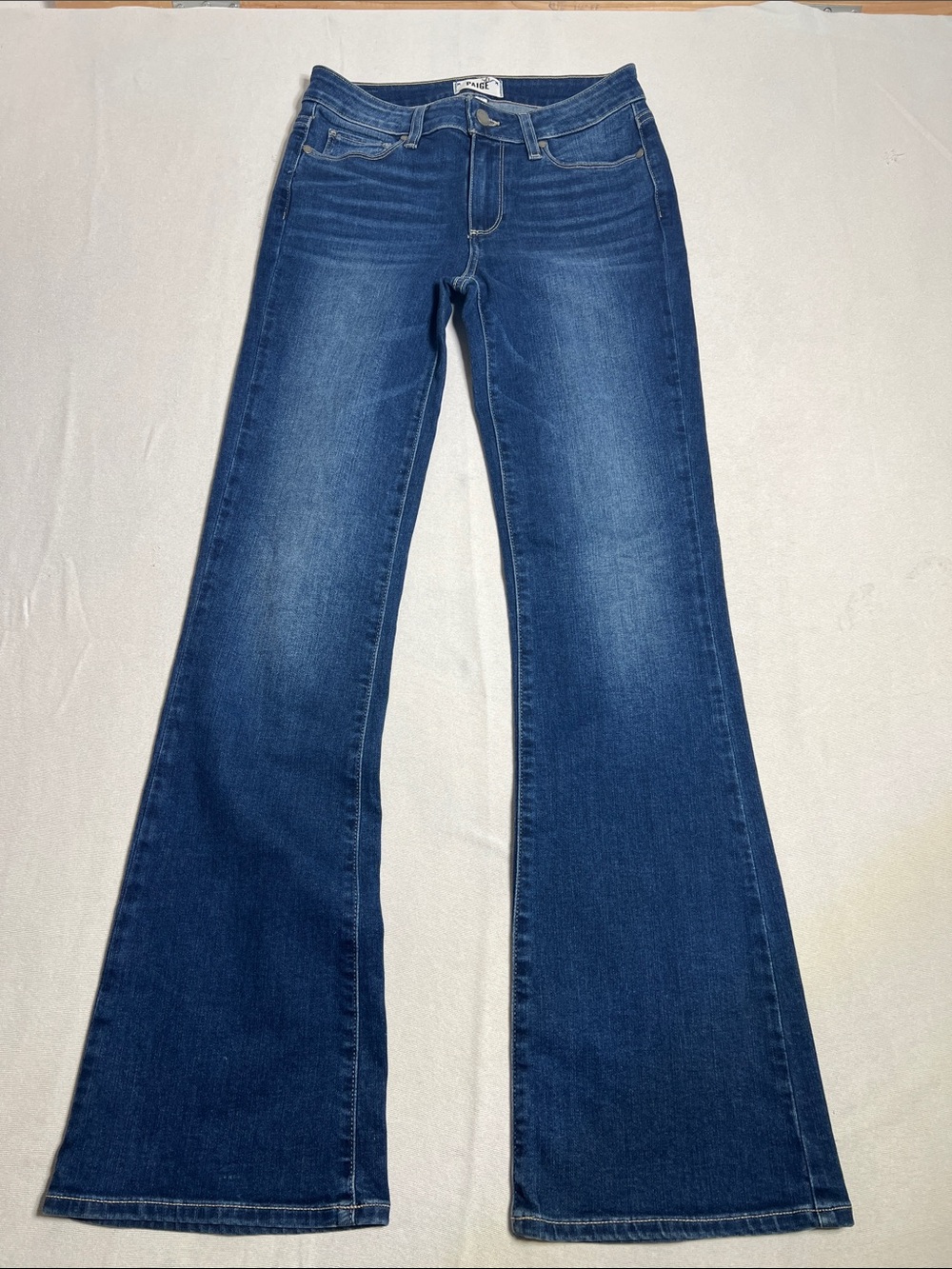 PAIGE Indigo High-Rise Flare Jeans